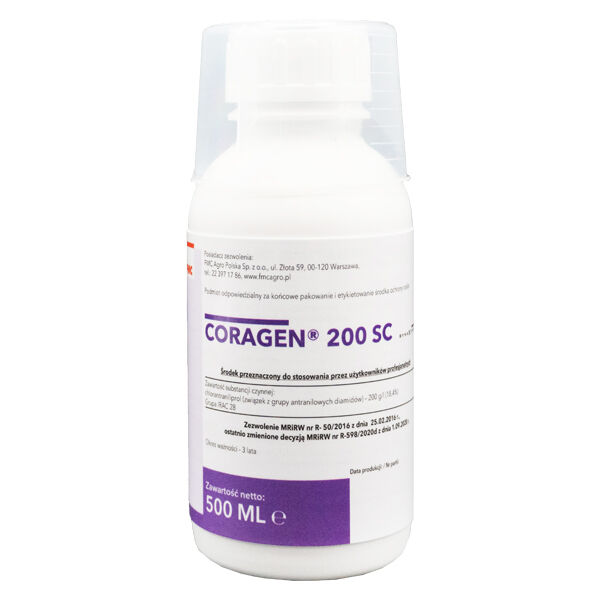 Inseticida FMC Coragen 200 SC 0,5L