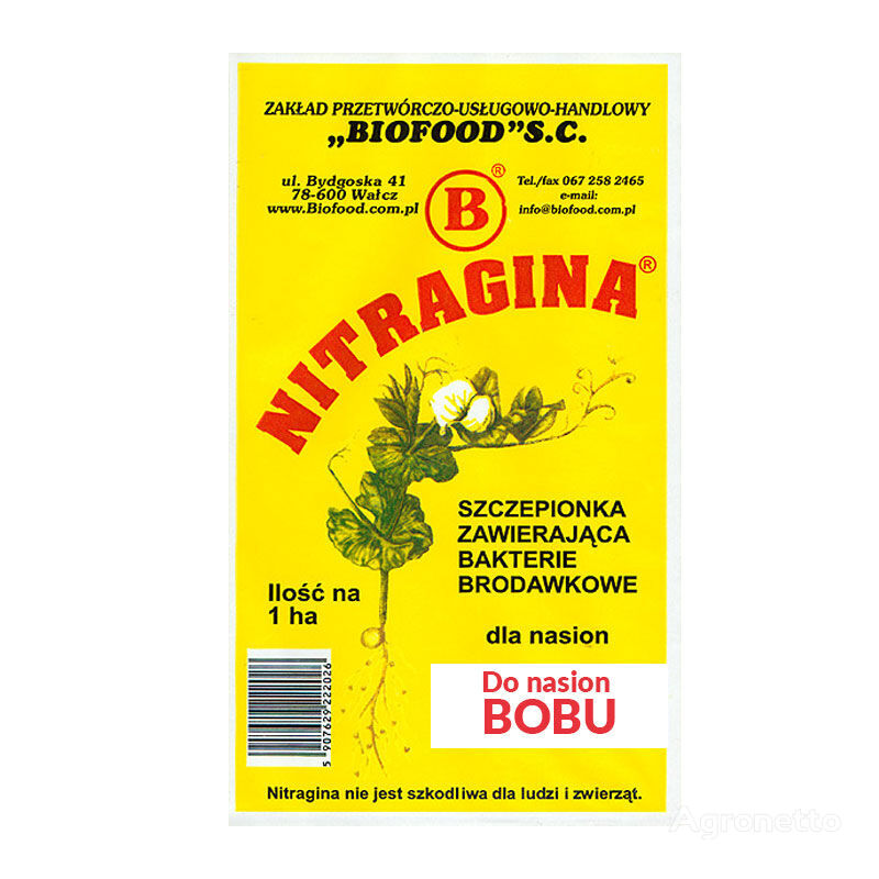 promotor do crescimento das plantas Nitragina 1 HA dla nasion bobu novo
