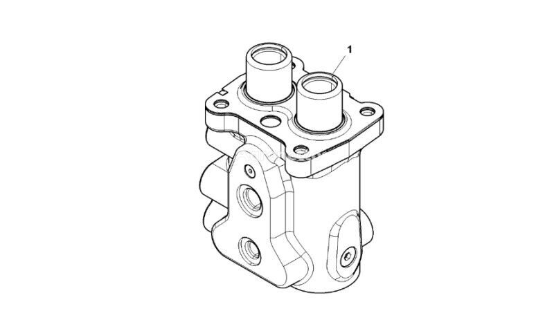 outra peça do sistema de freio Zawór sterujący (Hamulec) RE587372 para trator de lagartas John Deere 9470RX