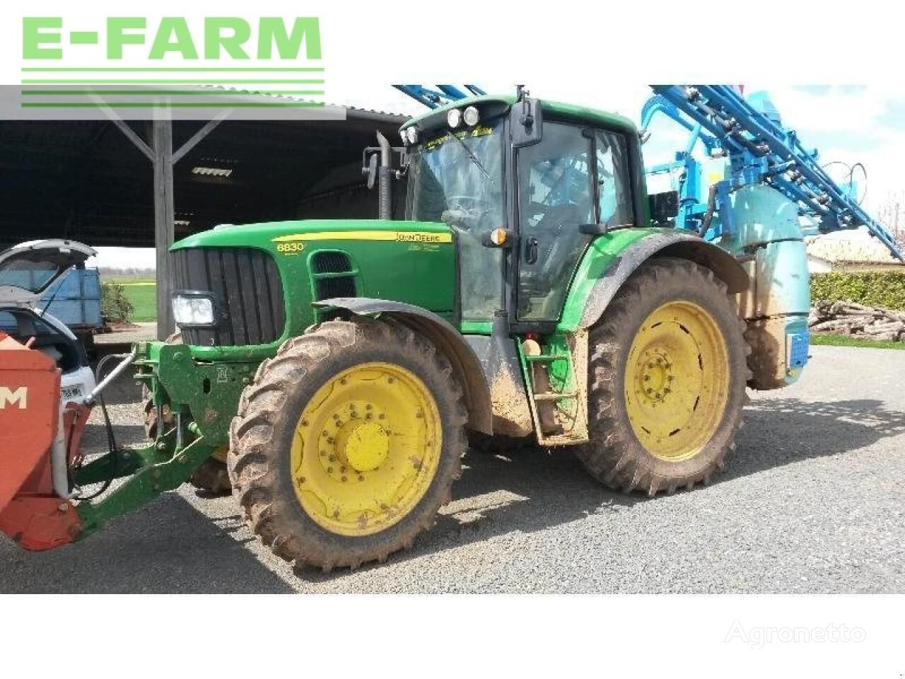 trator de rodas John Deere 6830 premium